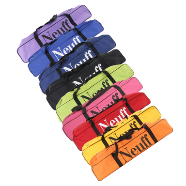 Range of Starting Block Bags for Athletes | Purple, Blue, Navy, Black, Lime, Pink, Red, Yellow, Orange with Neuff Branding